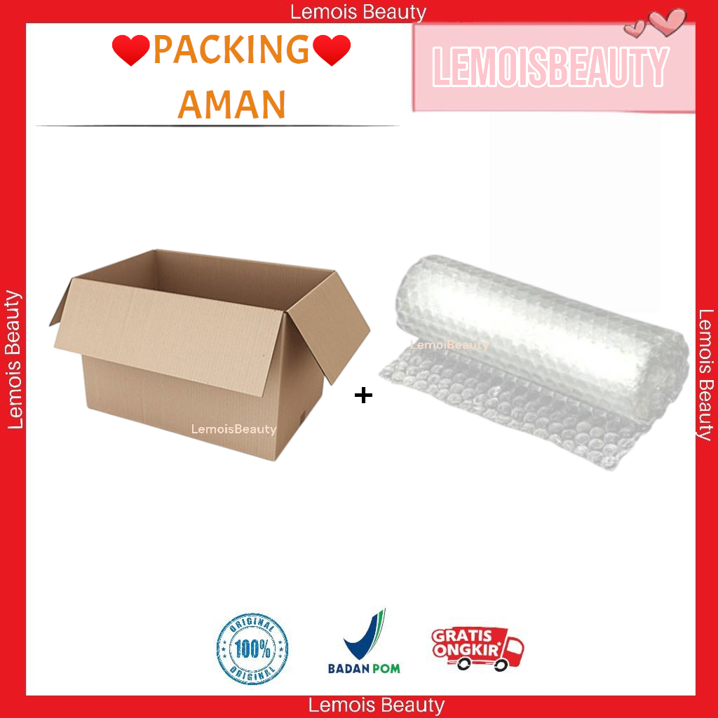 

LemoisBeauty- TAMBAHAN BUBBLE WRAP [ BELI 1 = 1 LAPIS BUBBLE WARP ] + KARDUS