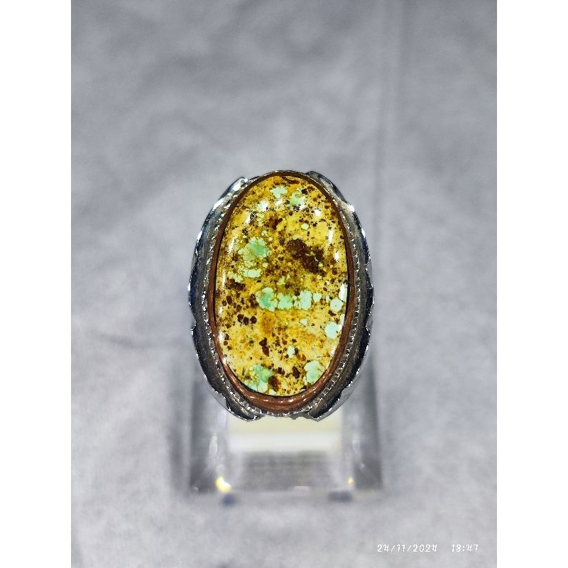 Pirus Persia Biru Serat Emas