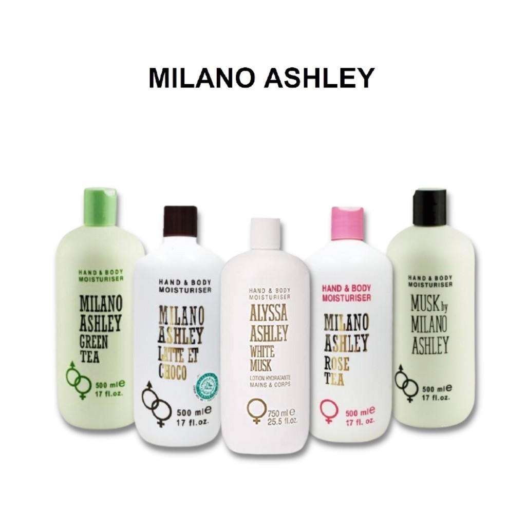 Hand & Body Moisturiser Milano Ashley Musk |White Musk