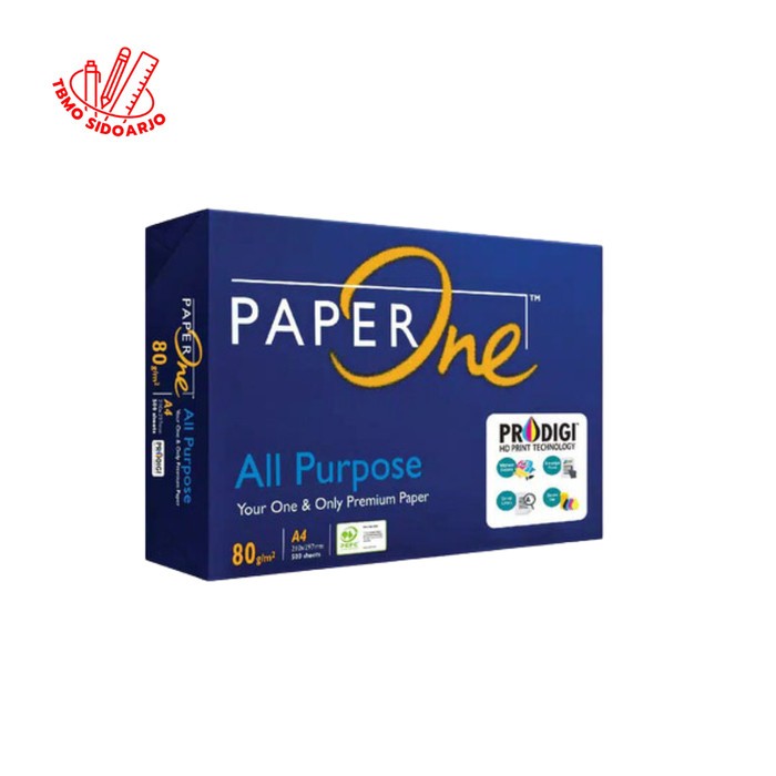 

TBMO Kertas HVS 80 A4 Paper One / 1 RIM 500 LEMBAR