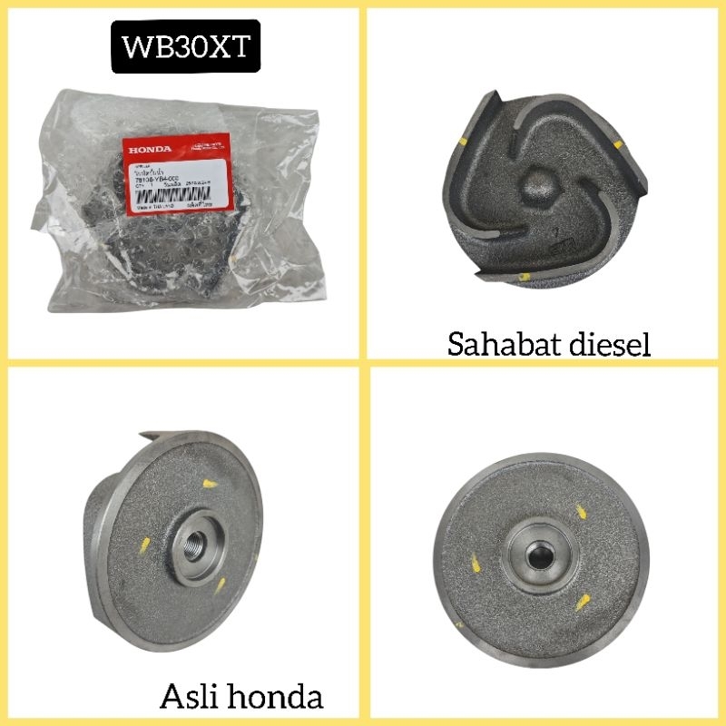 KIPAS POMPA ALKON HONDA 3INCHI WB30XT ( 78106-YB4 ) ASLI HONDA