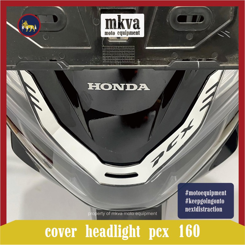 PENAMBAH KEREN TAMPILAN PCX 160 VARIASI LAMPU DEPAN PCX 160 FULL MODIFIKASI DARI MKVA HIASAN LAMPU