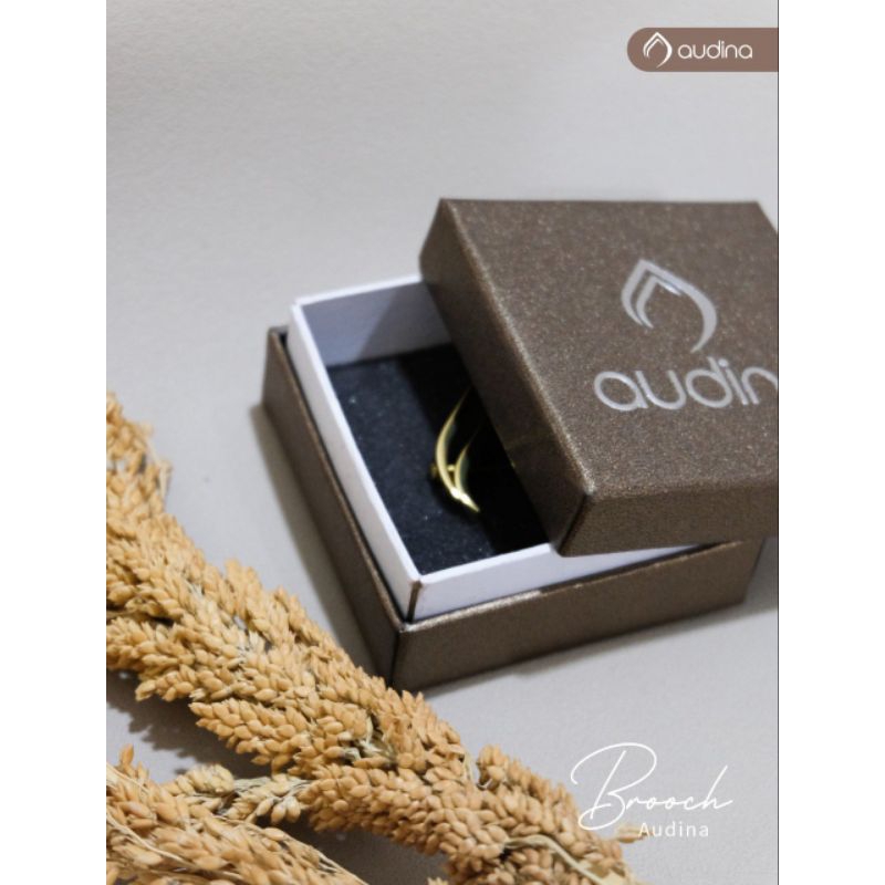 [SALE AUDINA 50] Brooch (pin) Logo Audina/ORI AUDINA