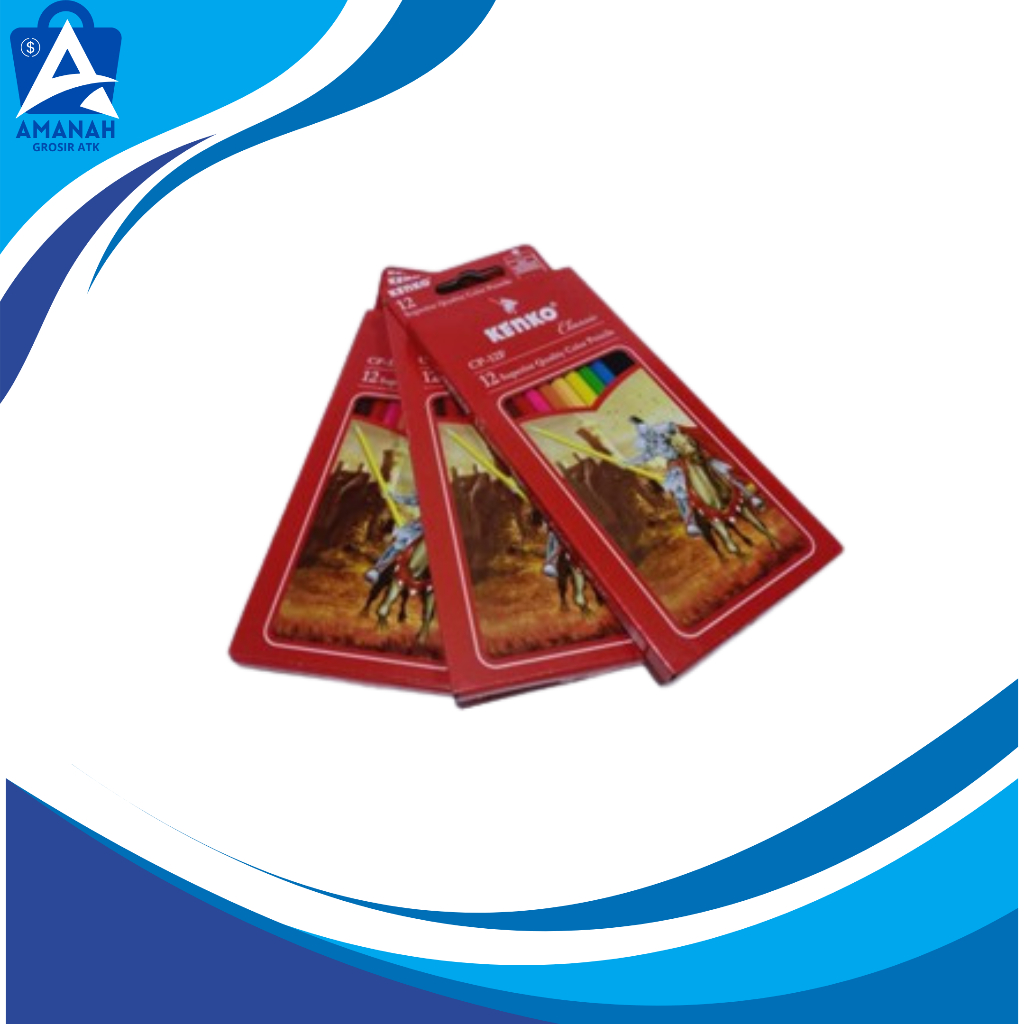 

Pensil Warna KENKO CP-12F / Pulas / Pensil 12 Warna / Pensil Warna Panjang