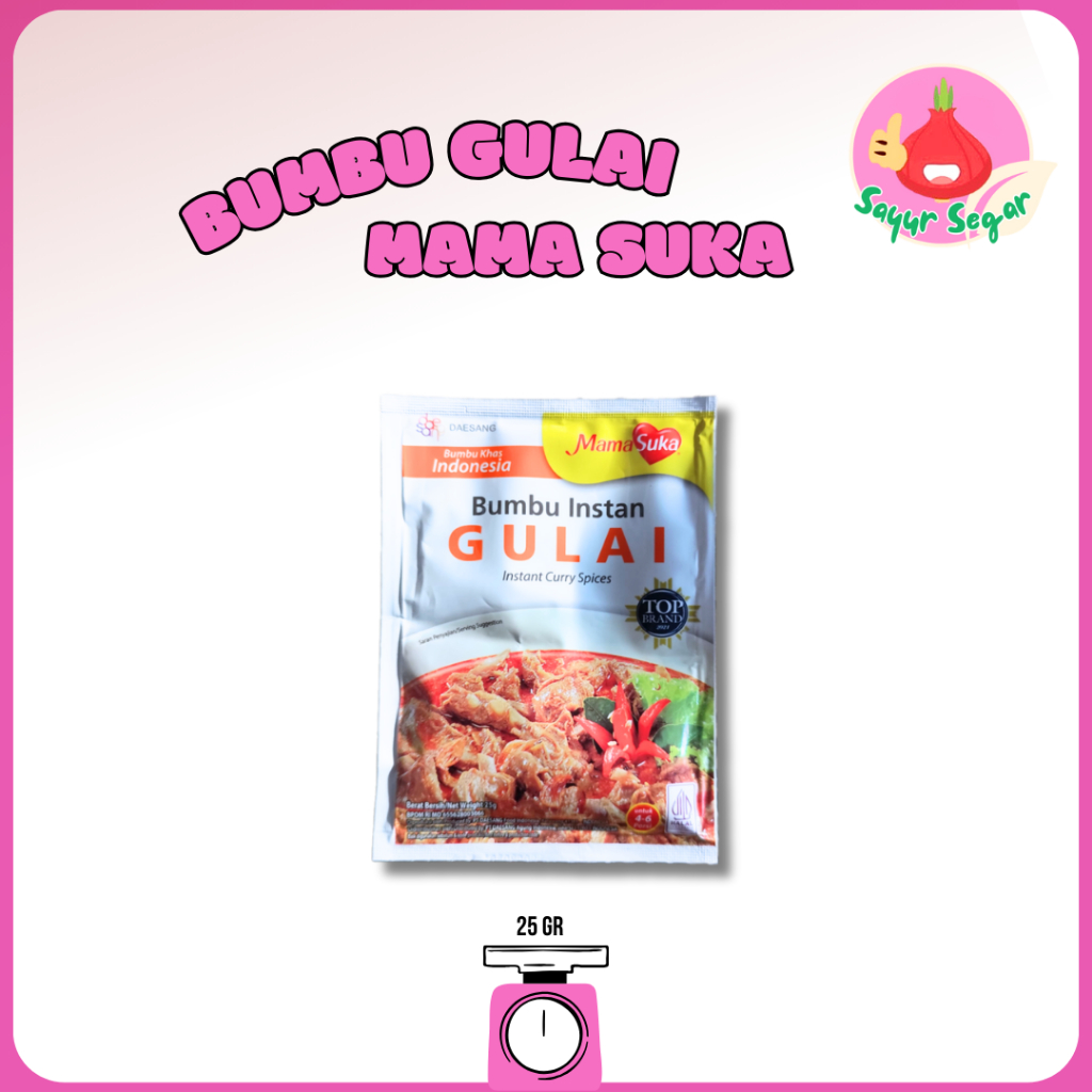 

Sayur Segar - MamaSuka Bumbu Gulai/Gulai Seasoning 25 gr