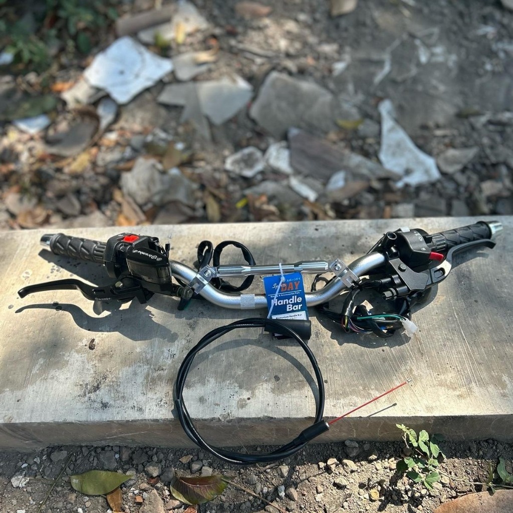 Paket stang stir day copy d4ytona set holder kanan ksr holder kiri Vixion old master rem pnp cb mp g