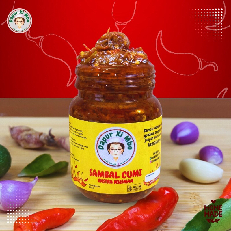 

Sambal Cumi Extra Wijsman Dapur Xi Mbo 150 Gram