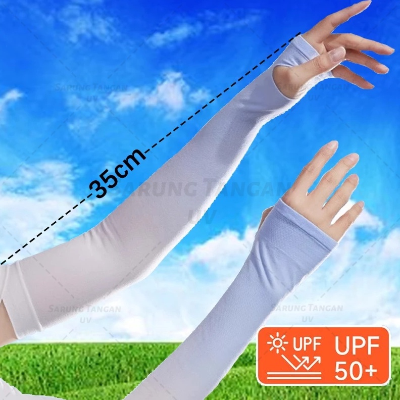 KODE V46V Handsock Jempol Wanita Manset Tangan Arm Sleeve Manset Olahraga Sarung LenganManset Tangan