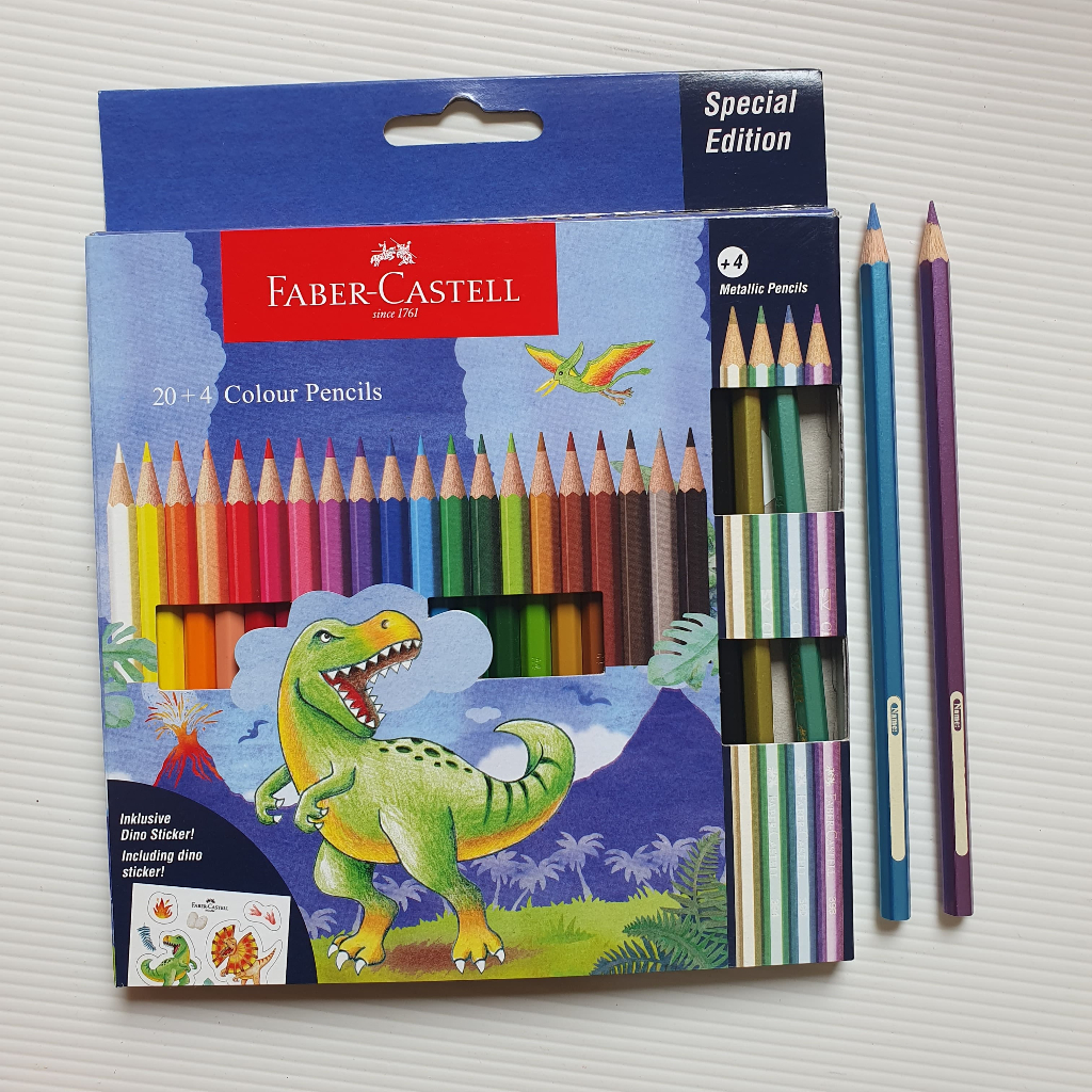 

FABER CASTEL 115126 24W PENSIL WARNA DINO (PCS)