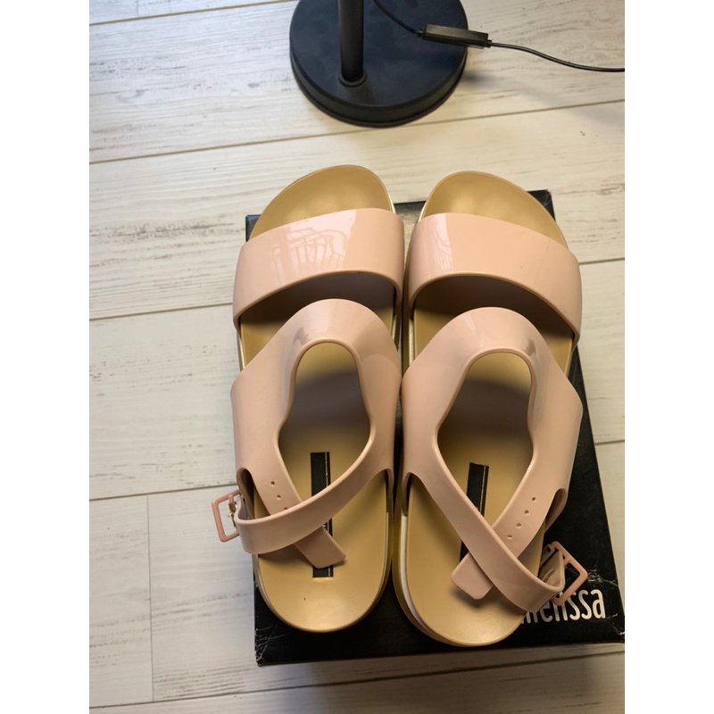 Sendal Jelly Melissa Pink Beige Preloved 41