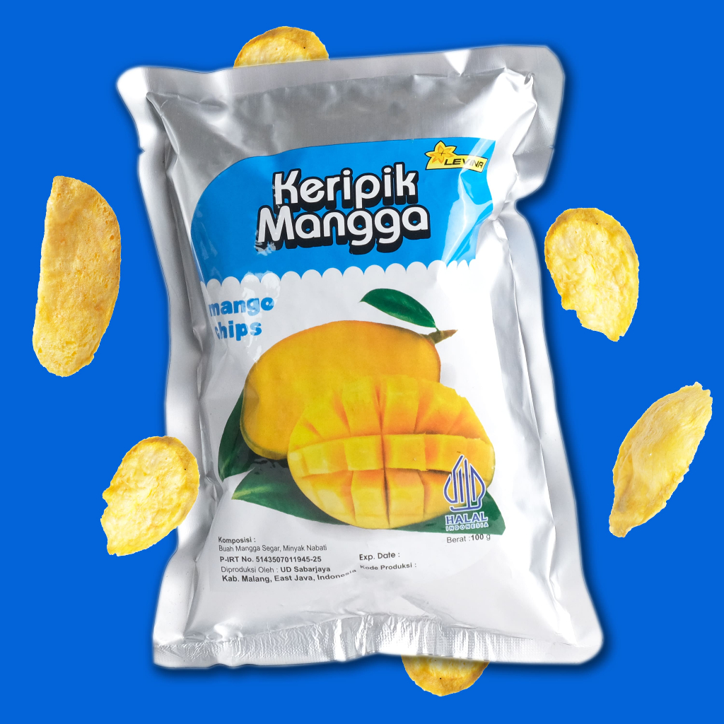 

KERIPIK BUAH MANGGA LEVINA KUALITAS SUPER 100GR