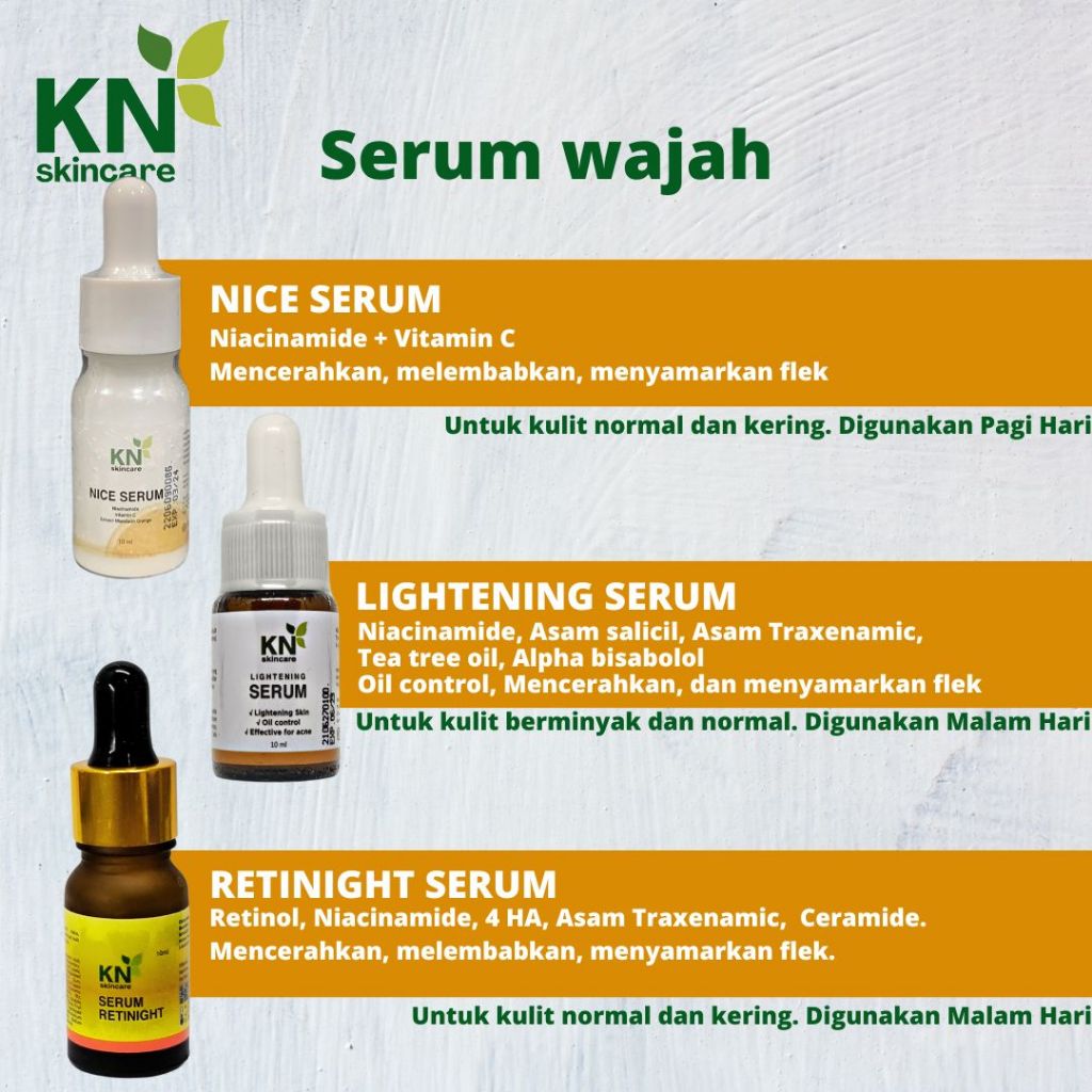 KN Skincare - Serum Wajah Series