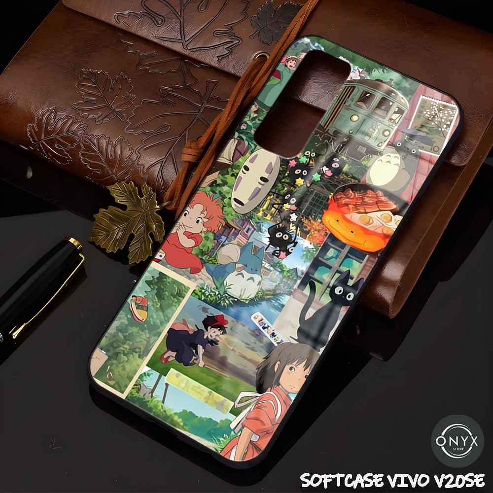 AA23 SOFTCASE VIVO V20SE GIBLI | Kesing keren Vivo | Casing Kilau Glossy Vivo V20SE