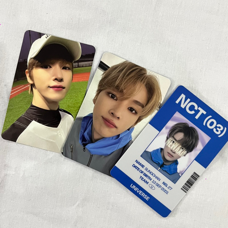 nct/riize sungchan universe photocard set