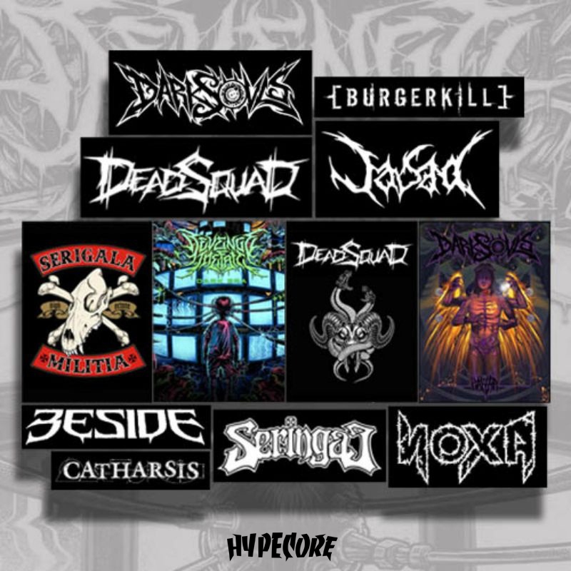 

STICKER METAL BAND ISI 12 LEMBAR ANTI AIR