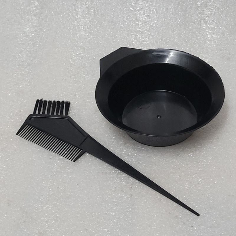 Sisir dan Mangkok Alat Cat Rambut perlengkapan salon