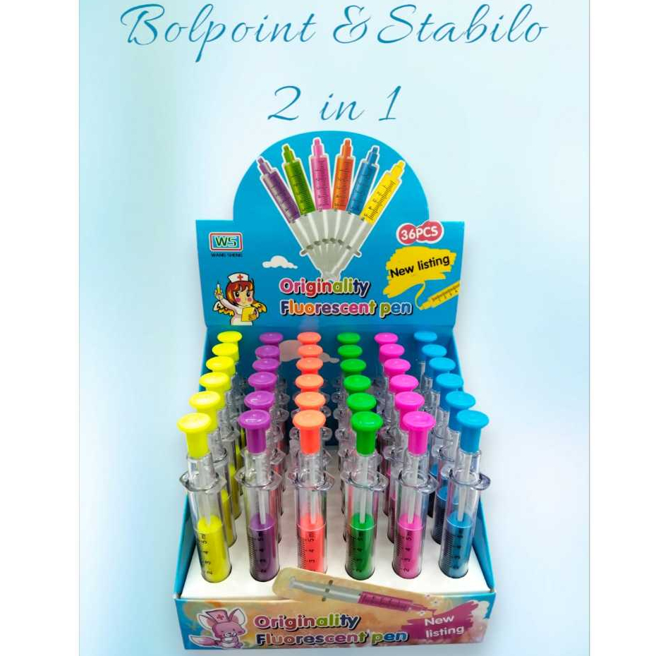 

STABILLO + BOLPOINT 2 IN 1/STABILLO WARNA WARNI