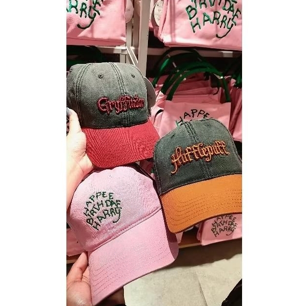 Topi baseball, topi baret, bucket hat Harry Potter x Miniso