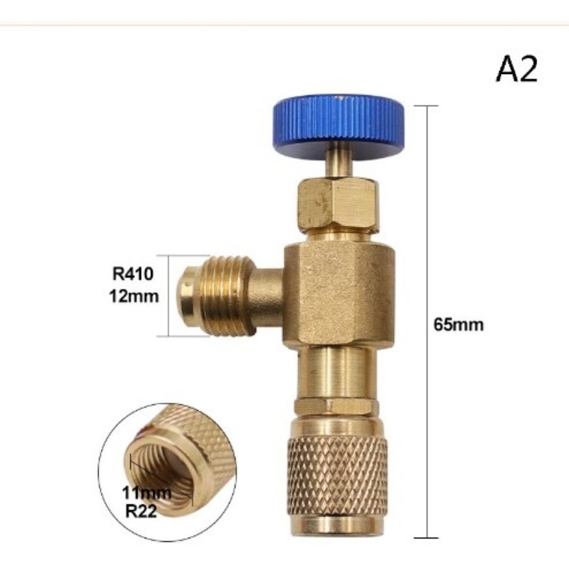 Charging valve HVAC r410 dan r22