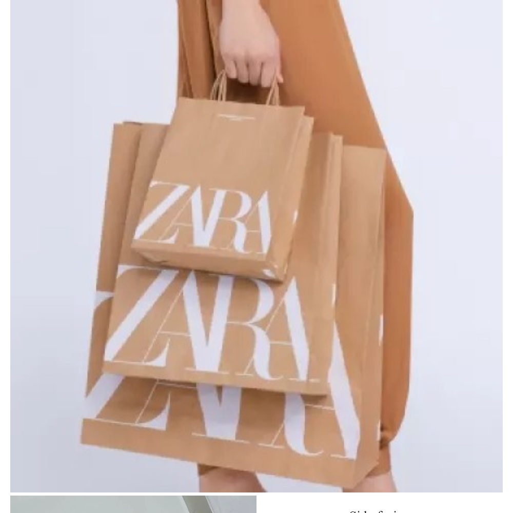 

ZARA PAPERBAG S M L