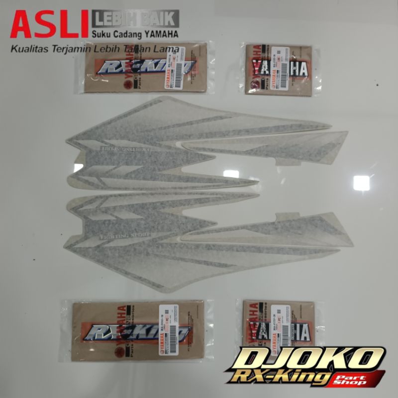 STRIPING & EMBLEM RX KING 2002 GOLD ORIGINAL YAMAHA GENUINE PART