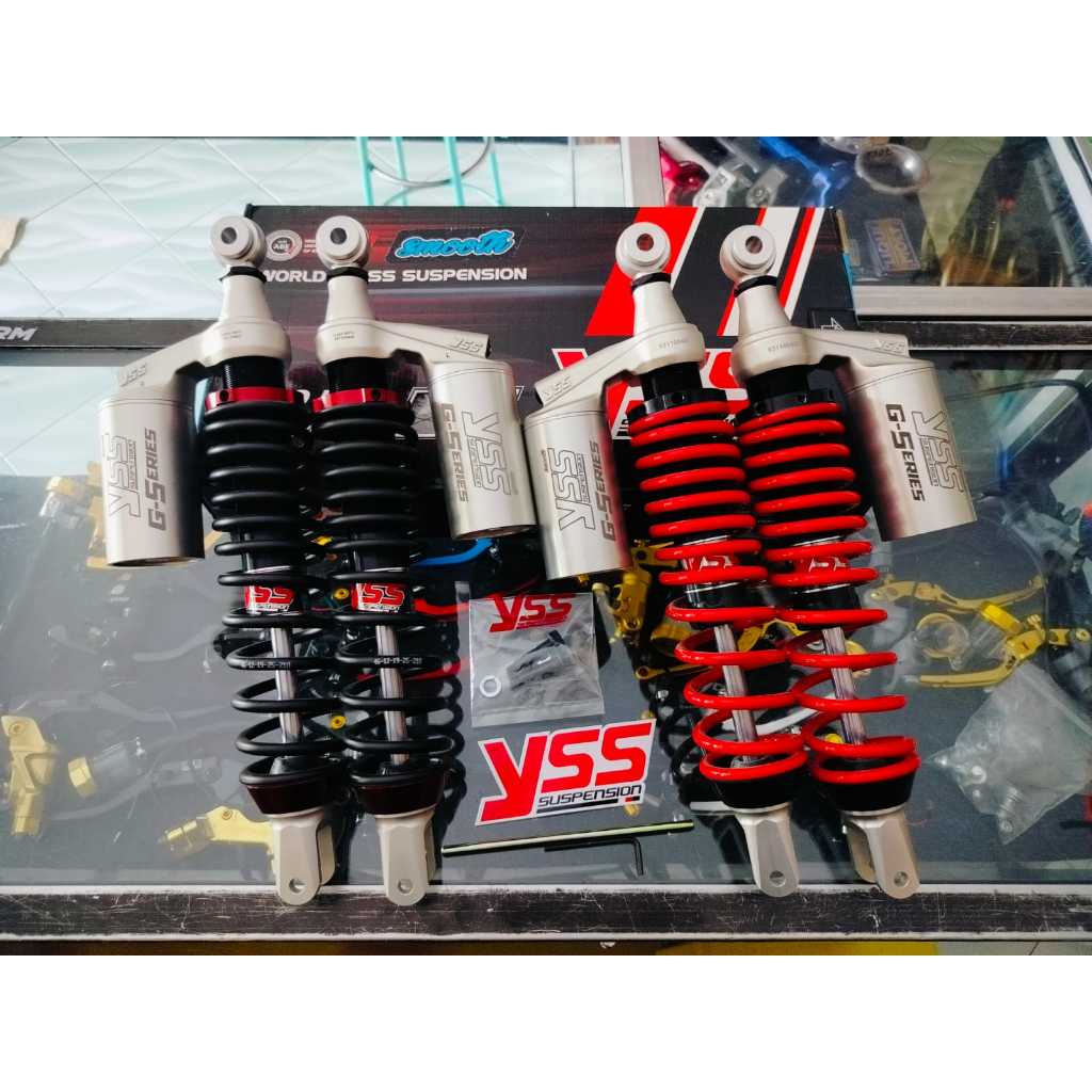 SHOCKBREAKER SHOCK BELAKANG YSS G PLUS HONDA PCX 160 365mm SMOOTH YSS SUSPENSION