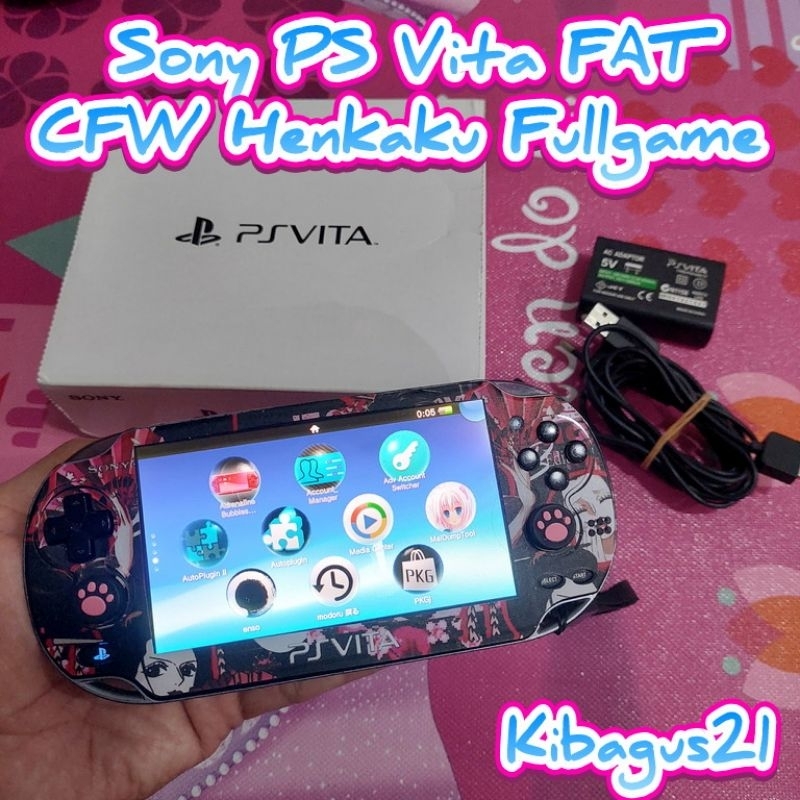 PS Vita FAT CFW Henkaku 64gb fullgames