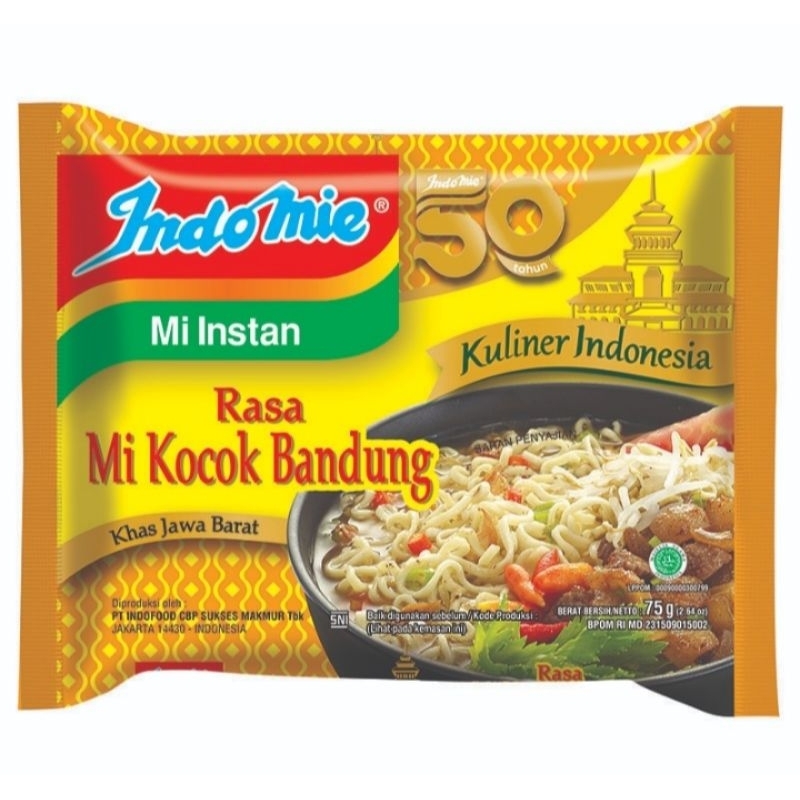 

Indomie Mi Instan Mi Kocok Bandung 75 g