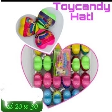 

Permen toy candy Bentuk hati isi 30pcs