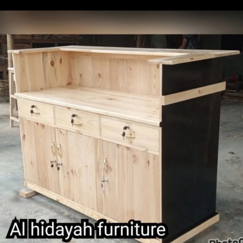 Meja Bartender / Meja Kasir Serbaguna Meja Resepsionis