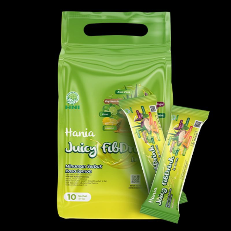 

Hania Juicy Fibdrink Lemon HNI HPAI