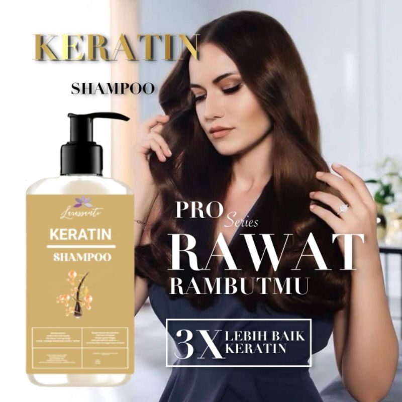 Shampo Smooth keratine meluruskan melembutkan rambut Anak Dewasa NETTO 500ML
