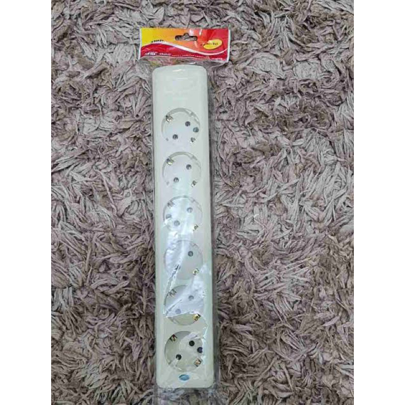 Mitsui Stop Kontak Lubang 5 arde Colokan Terminal Kuningan Stopkontak Sambungan Kabel Cok Listrik La