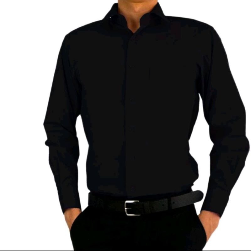 KEMEJA POLOS HURLEY PRIA LENGAN PANJANG KEMEJA POLOS HITAM PUTIH NAVI MARON KEMEJA FASHION