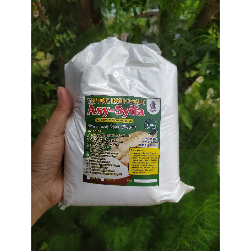 

TEPUNG GARUT | PATI GARUT KEMASAN PREMIUM 1KG | PATI ASAM LAMBUNG | ANGKRIK | ARROWROOT