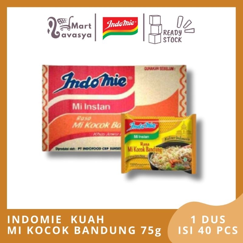 

INDOMIE KUAH MIE KOCOK BANDUNG 75g - 1 DUS ISI 40 PCS - KOTA BANDUNG - LAVASYA MART