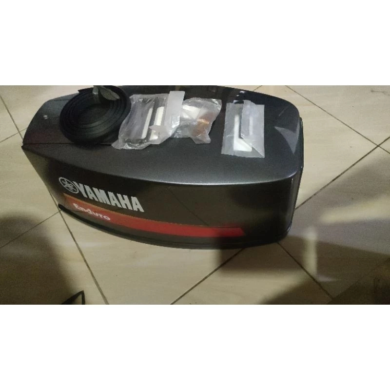 TUTUP / KAP MESIN TEMPEL YAMAHA 40PK 2 TAK MODEL KOTAK