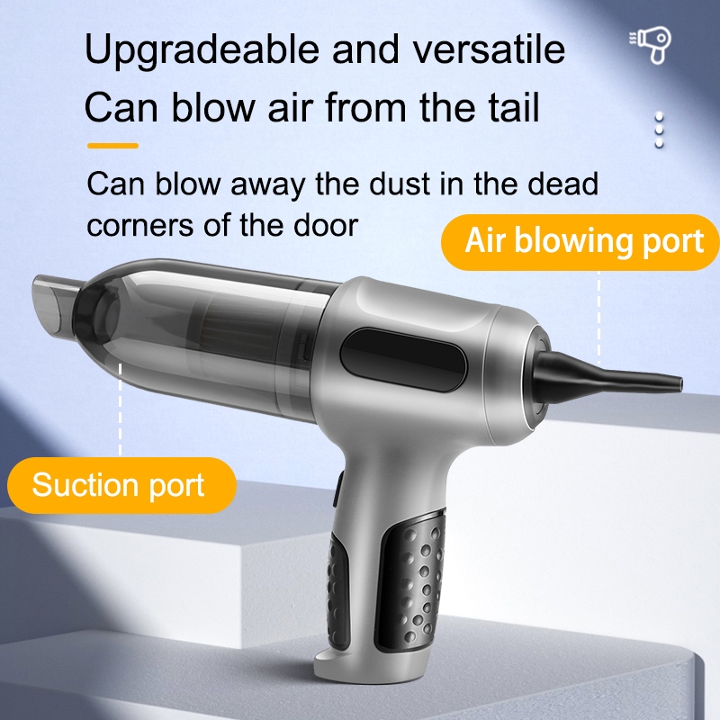 PROMO TERBARU ESSONIO 35000PA Vacuum Cleaner Nirkabel Genggam Penyedot Debu Portabel Kuat Desktop