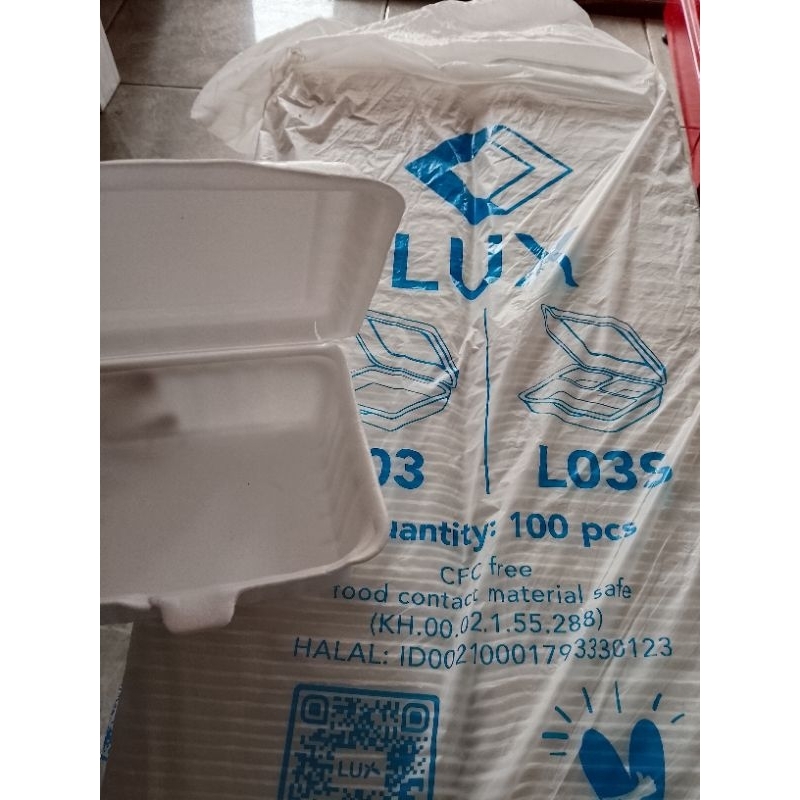 

styrofoam makanan Lux 03