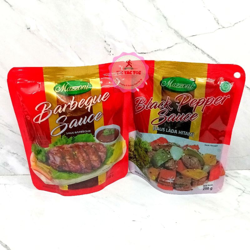 

Mazzoni Saos Lada Hitam 250gr/Mazzoni Barbeque/Sauce/ Saus