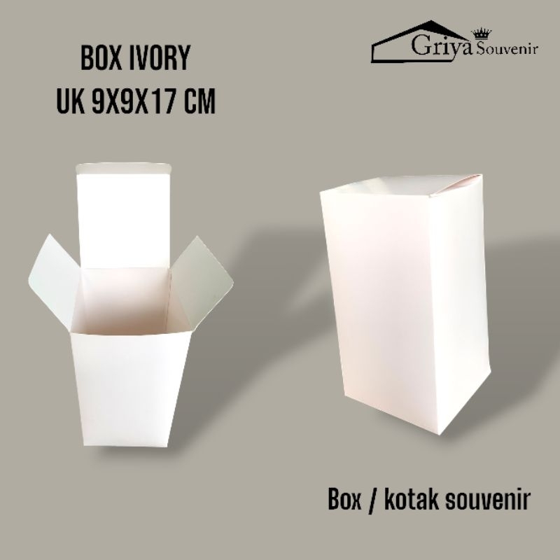 

box / kotak souvenir/ tempat souvenir uk 9x9x17 cm ( min order 50 pcs)
