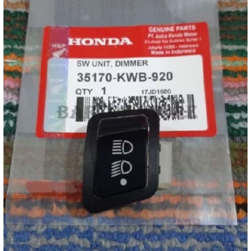 SAKLAR LAMPU 3 TITIK, TOMBOL LAMPU BEAT FI, BLADE,