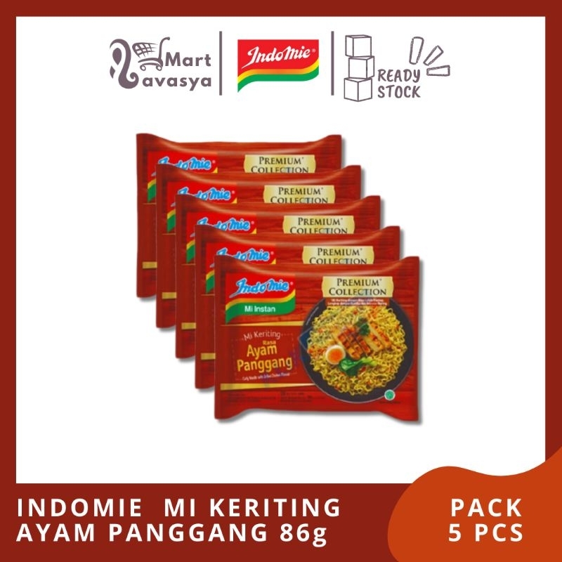 

INDOMIE MI KERITING AYAM PANGGANG 86g - 1 PACK ( 5 PCS ) - KOTA BANDUNG - LAVASYA MART