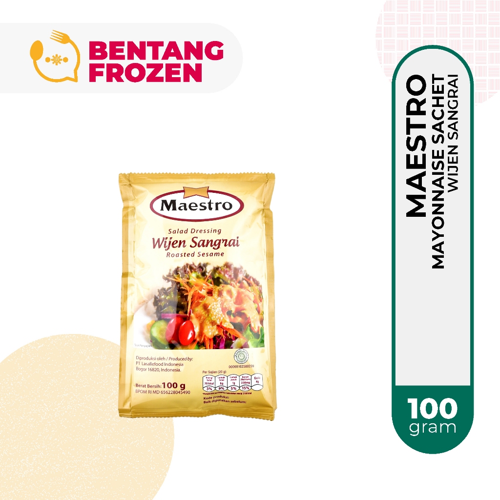 

Maestro Wijen Sangrai Salad Dressing 100gr