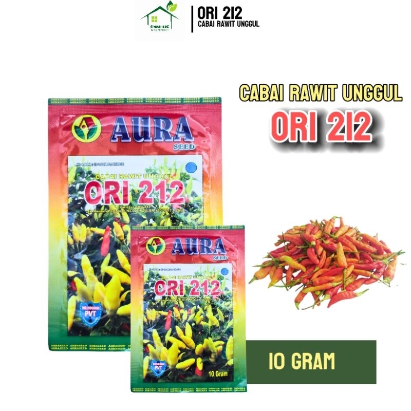 Benih Cabe Unggul Ori 212 Kemasan 10gr Original Pabrik