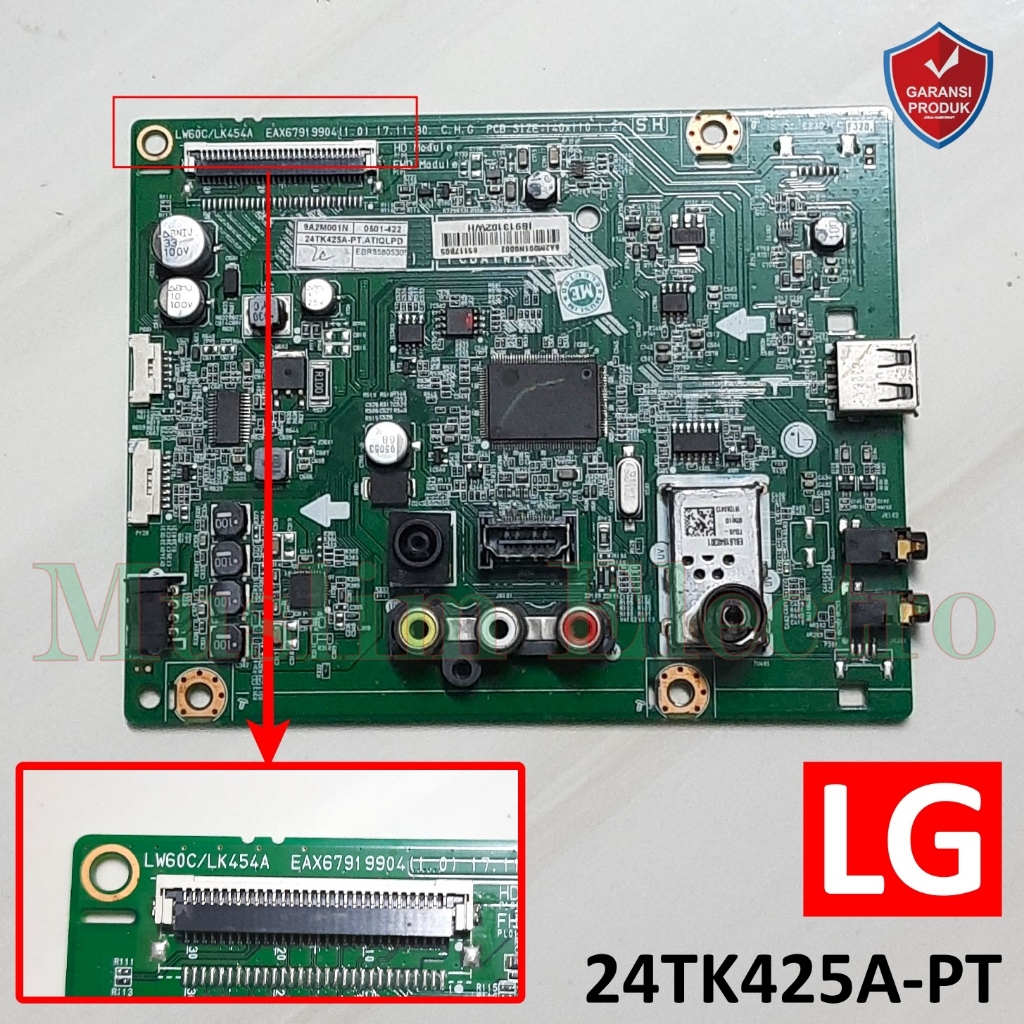 Mainboard LED TV LG 24TK425A-PT 24TK425A 24TK425