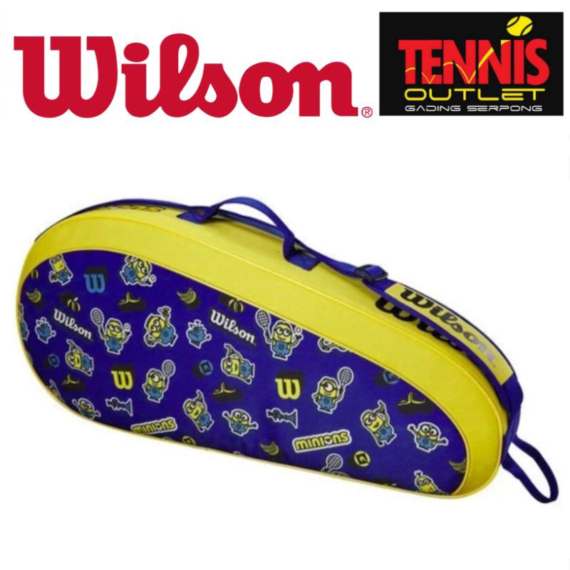 Tas Tennis Wilson Minion 3pk-100%ORIGINAL