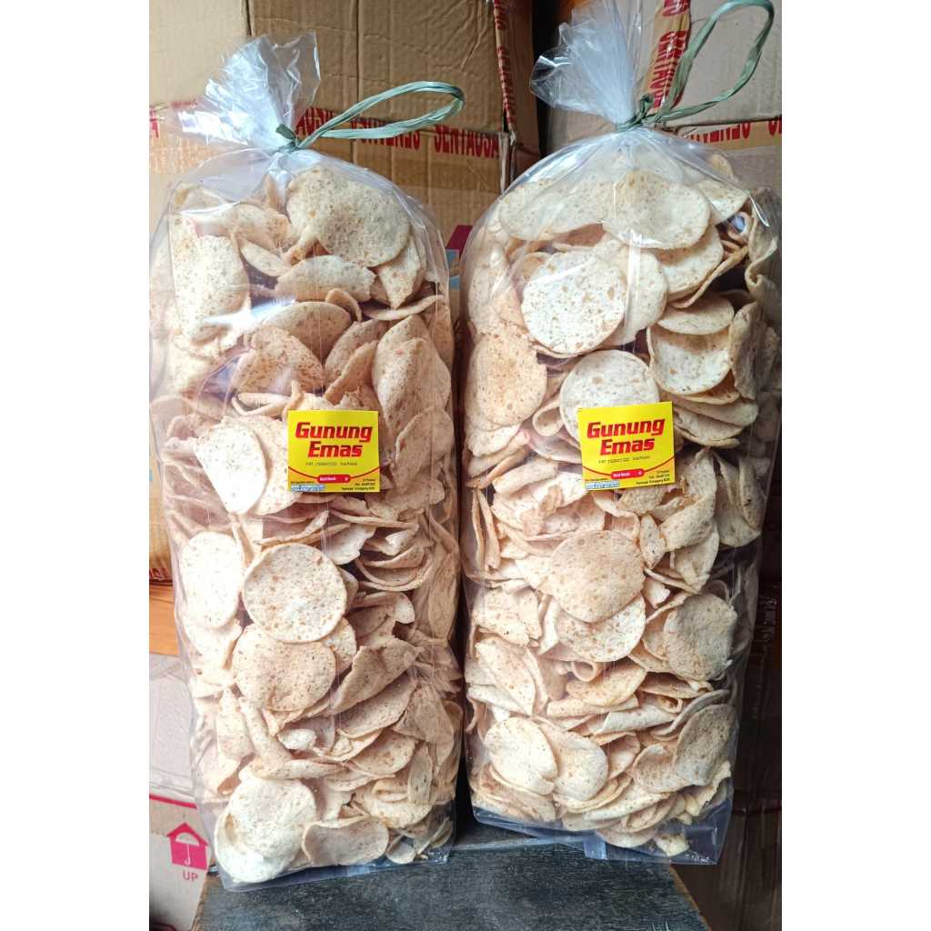 

Keripik Tempe Menjes/Keripik Tempe Gembos 1kg - Gurih Renyah Snack - Food