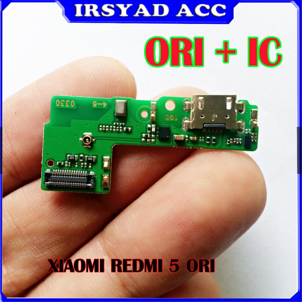 Flexibel Flexible Con Cas Konektor Conektor Charger Xiaomi Redmi 5 ORI PLUS IC