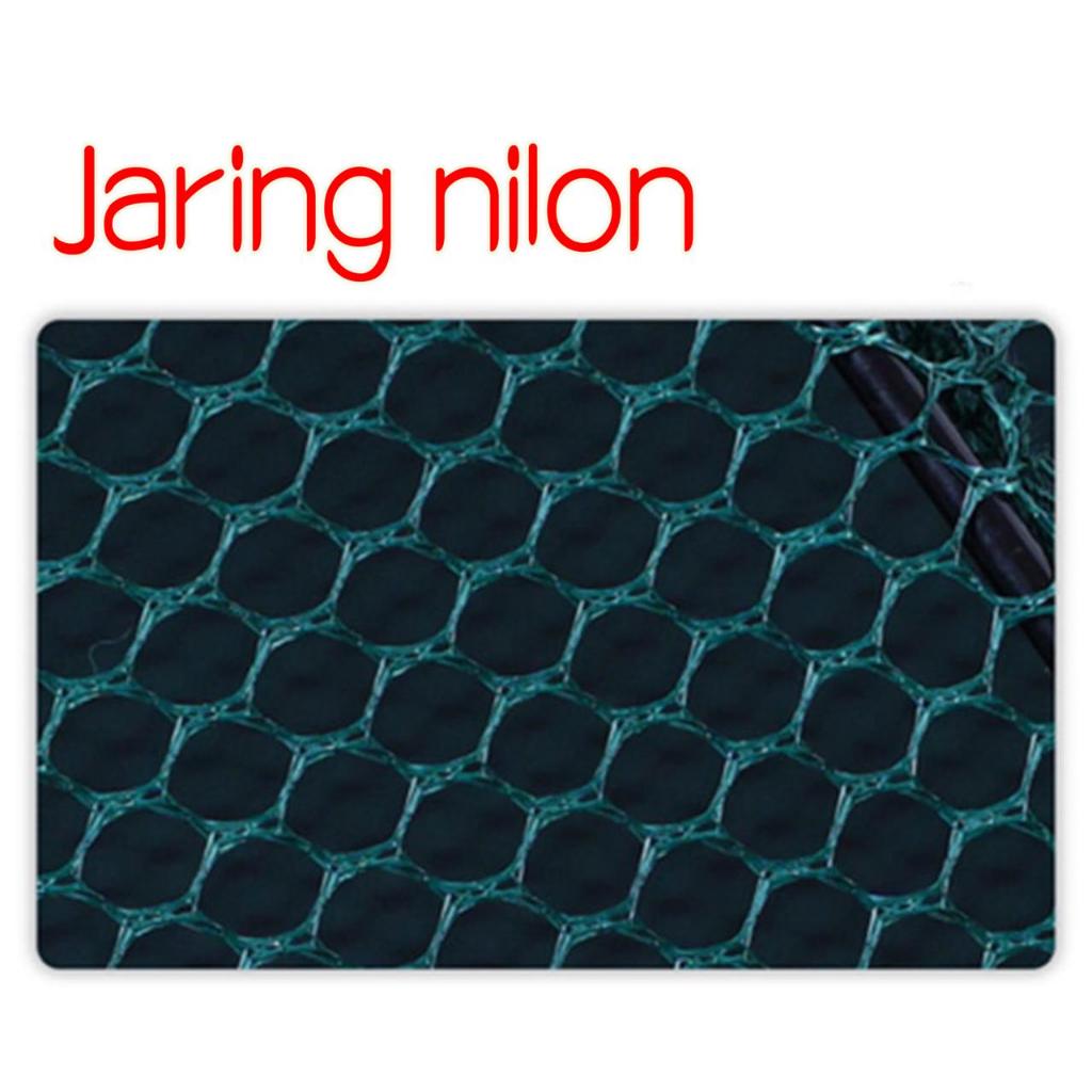 [Ready] Jaring ikan lipat Tempat payung Penangkap ikan udang 12 Lubang Alat Jaring Pancing Jala Ikan